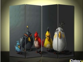 Pembatas Ruangan Artwork Angry Birds