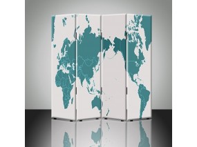 Pembatas Ruangan Peta Dunia - The World Map